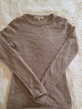 NakedCashmere Maddie Fitted Crewneck Cashmere Sweater - Almond